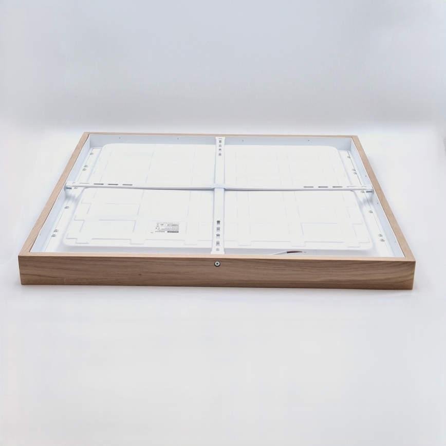 Brilagi - Plafón de baño LED WOODY FRAME LED/50W/230V 60x60 cm IP44 roble