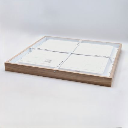 Brilagi - Plafón de baño LED WOODY FRAME LED/50W/230V 60x60 cm IP44 roble
