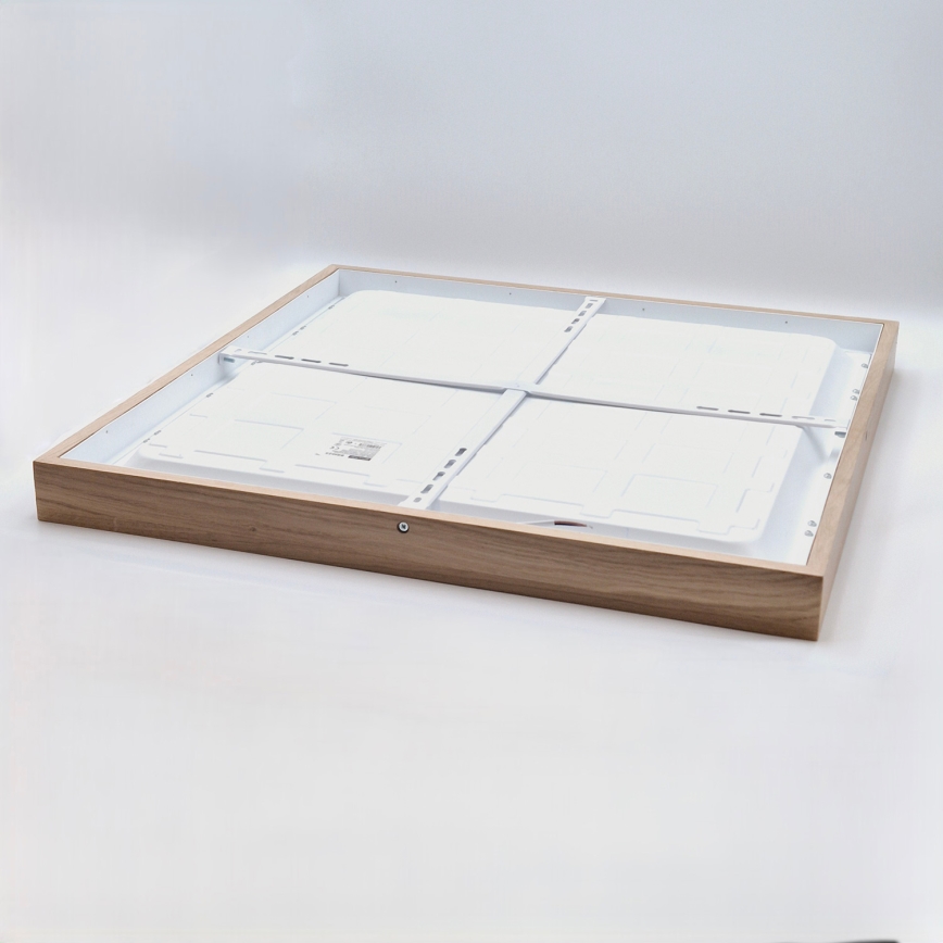 Brilagi - Plafón de baño LED WOODY FRAME LED/50W/230V 60x60 cm IP44 roble