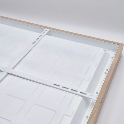 Brilagi - Plafón de baño LED WOODY FRAME LED/50W/230V 60x60 cm IP44 roble