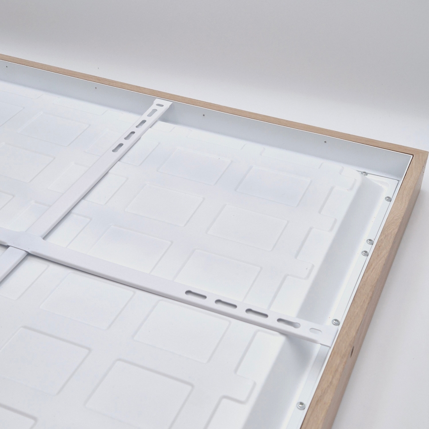 Brilagi - Plafón de baño LED WOODY FRAME LED/50W/230V 60x60 cm IP44 roble
