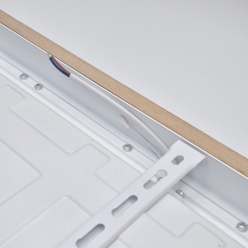 Brilagi - Plafón de baño LED WOODY FRAME LED/50W/230V 60x60 cm IP44 roble