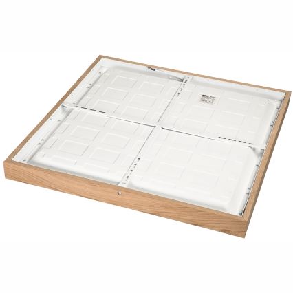 Brilagi - Plafón de baño LED WOODY FRAME LED/50W/230V 60x60 cm IP44 roble