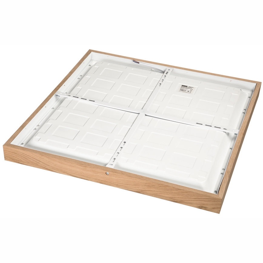 Brilagi - Plafón de baño LED WOODY FRAME LED/50W/230V 60x60 cm IP44 roble