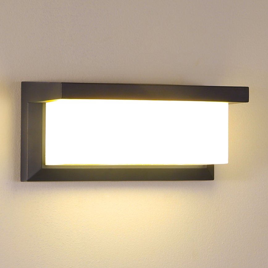 Brilagi - Aplique de exterior BRICKY 1xE27/60W/230V antracita IP54