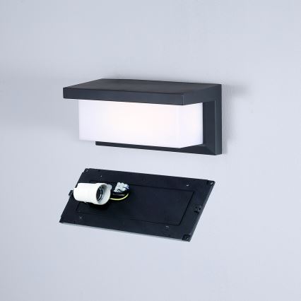 Brilagi - Aplique de exterior BRICKY 1xE27/60W/230V antracita IP54