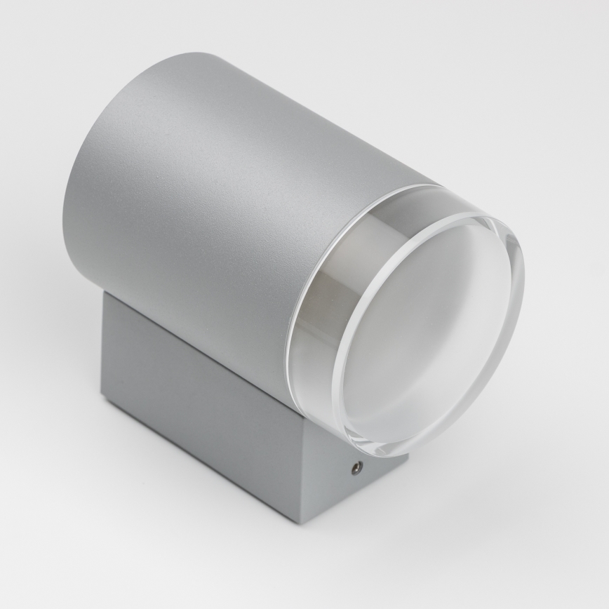 Brilagi - Aplique de exterior MATERA 1xGU10/30W/230V gris IP54