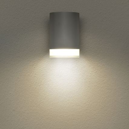 Brilagi - Aplique de exterior MATERA 1xGU10/30W/230V gris IP54