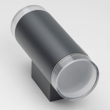 Brilagi - Aplique de exterior MATERA 2xGU10/30W/230V antracita IP54