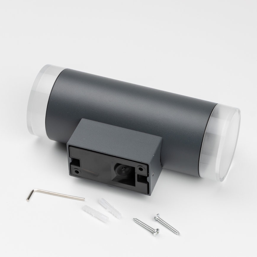 Brilagi - Aplique de exterior MATERA 2xGU10/30W/230V antracita IP54