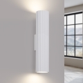 Brilagi - Aplique de pared CRESTO 2xGU10/10W/230V 30 cm blanco