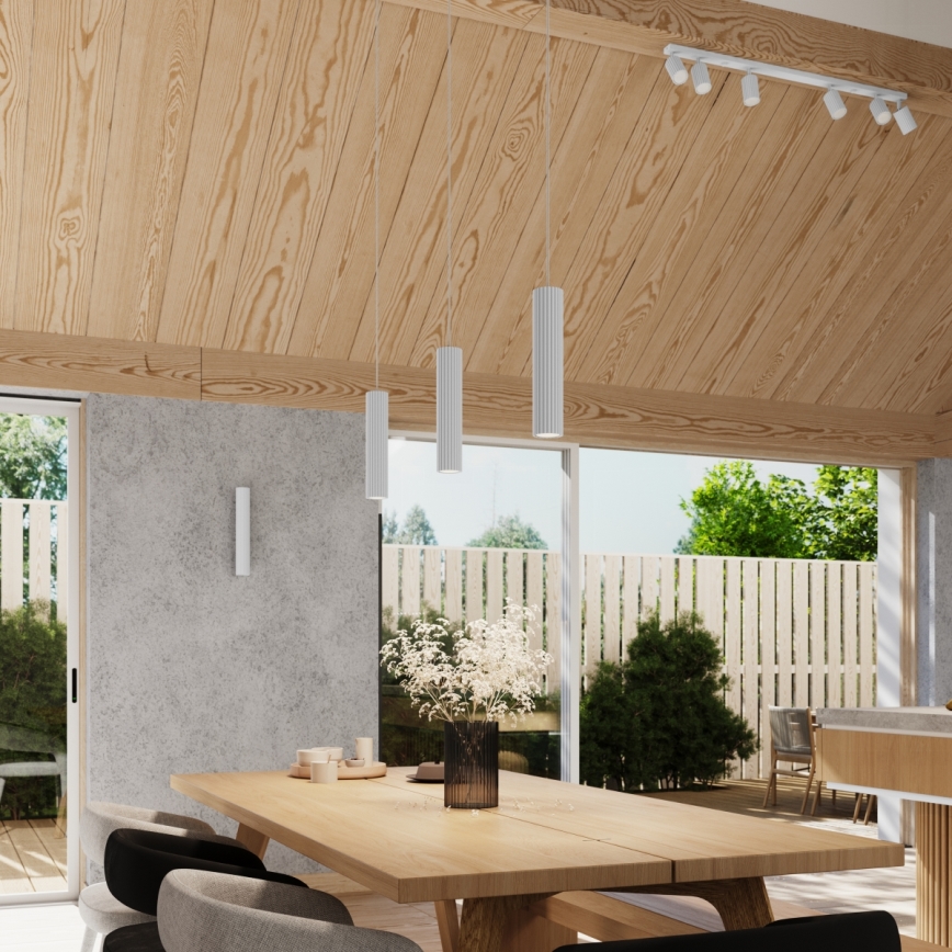 Brilagi - Aplique de pared CRESTO 2xGU10/10W/230V 30 cm blanco