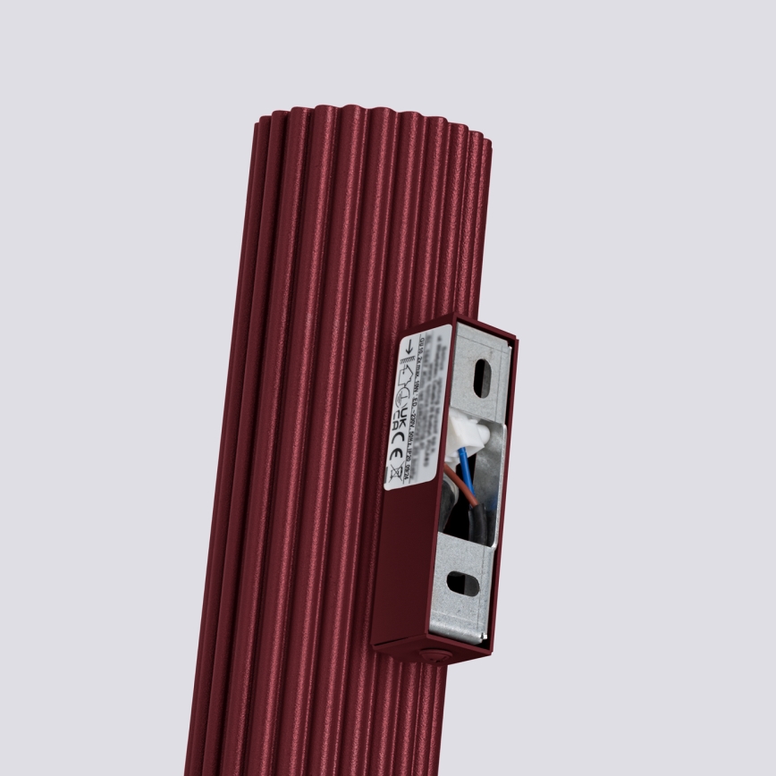 Brilagi - Aplique de pared CRESTO 2xGU10/10W/230V 30 cm burdeos