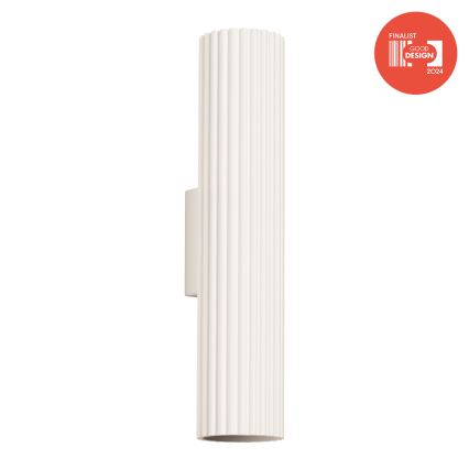 Brilagi - Aplique de pared CRESTO 2xGU10/10W/230V 30 cm crema