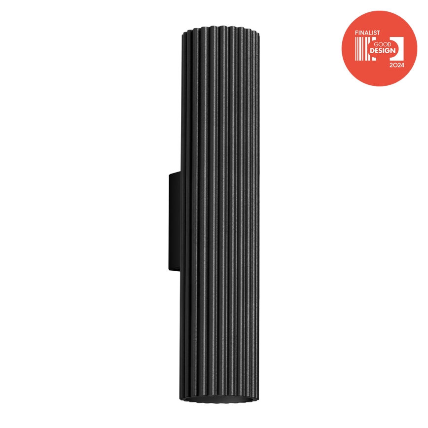 Brilagi - Aplique de pared CRESTO 2xGU10/10W/230V 30 cm negro
