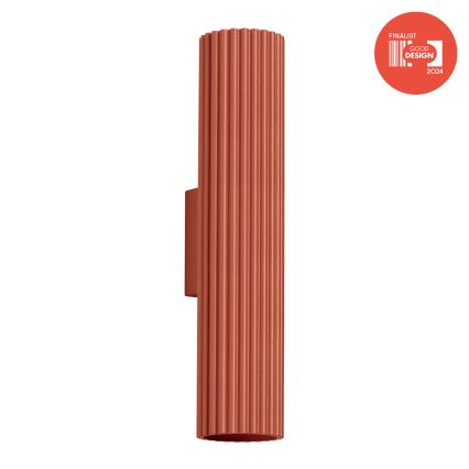 Brilagi - Aplique de pared CRESTO 2xGU10/10W/230V 30 cm rojo