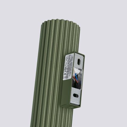 Brilagi - Aplique de pared CRESTO 2xGU10/10W/230V 30 cm verde
