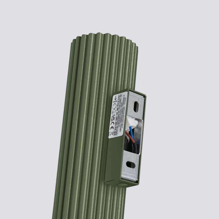 Brilagi - Aplique de pared CRESTO 2xGU10/10W/230V 30 cm verde