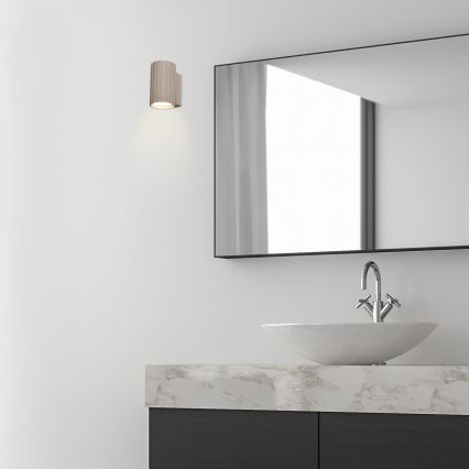 Brilagi - Aplique de pared CRISPINA 1xGU10/10W/230V 10 cm beige