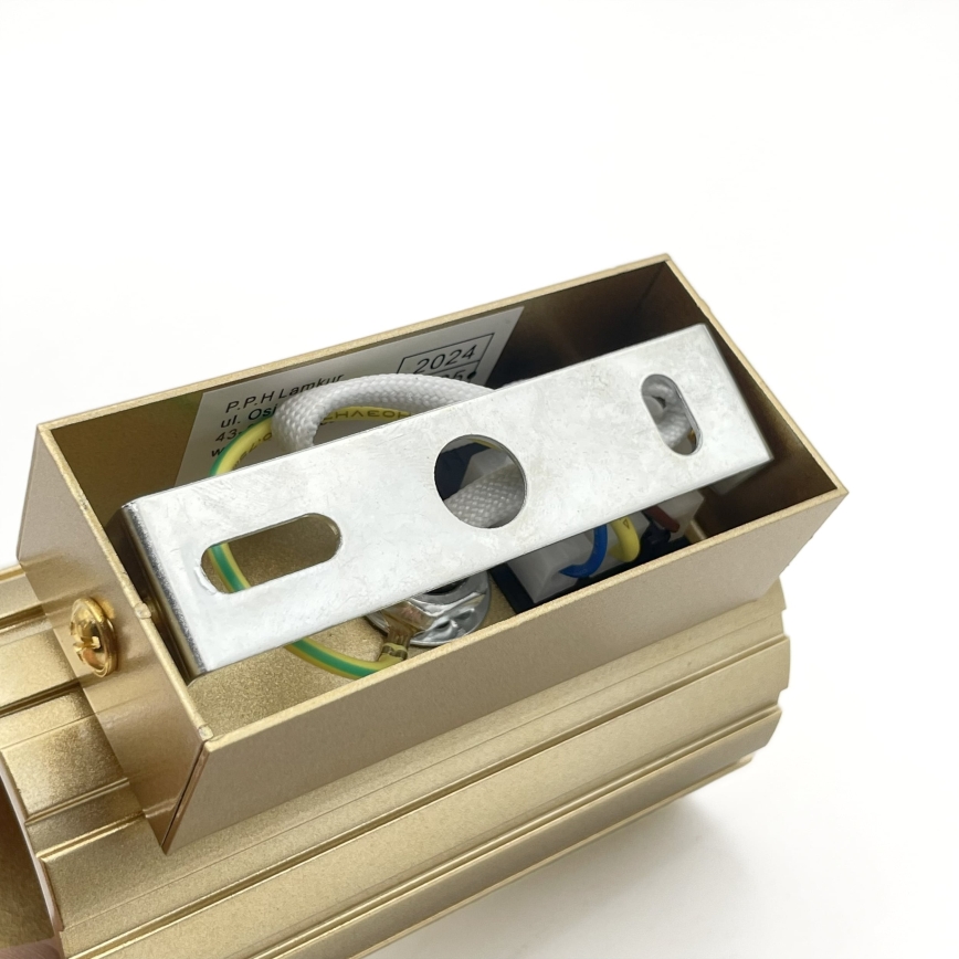 Brilagi - Aplique de pared CRISPINA 1xGU10/10W/230V 10 cm dorado