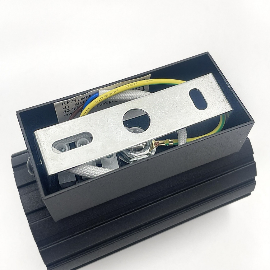 Brilagi - Aplique de pared CRISPINA 1xGU10/10W/230V 10 cm negro