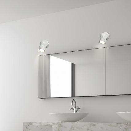 Brilagi - Aplique de pared CRISPINA 1xGU10/10W/230V blanco