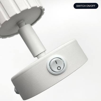 Brilagi - Aplique de pared CRISPINA 1xGU10/10W/230V blanco