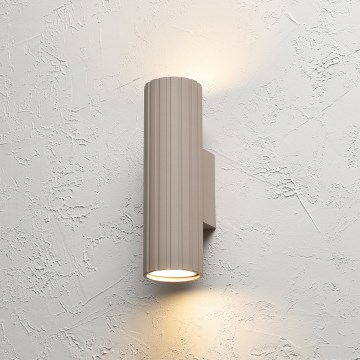 Brilagi - Aplique de pared CRISPINA 2xGU10/10W/230V 20 cm beige