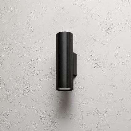 Brilagi - Aplique de pared CRISPINA 2xGU10/10W/230V 20 cm negro