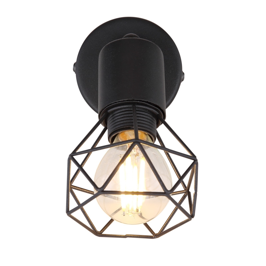 Brilagi - Aplique de pared direccional CAGE 1xE14/40W/230V