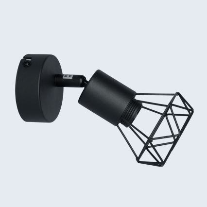 Brilagi - Aplique de pared direccional CAGE 1xE14/40W/230V