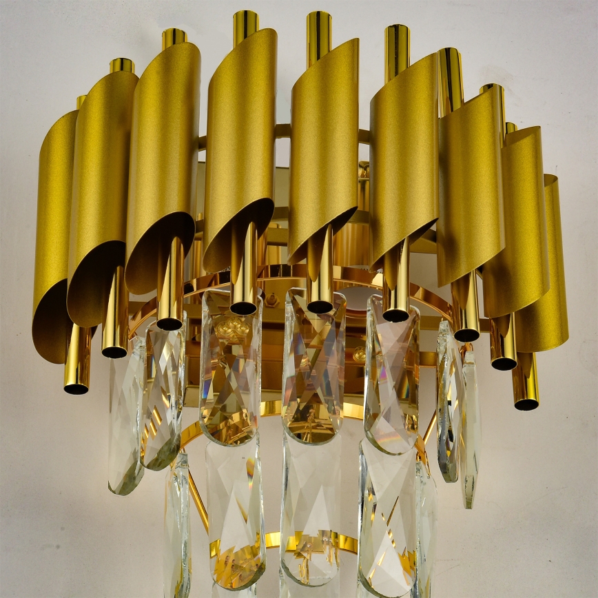 Brilagi - Aplique de pared ECLIPSE 2xE14/10W/230V dorado