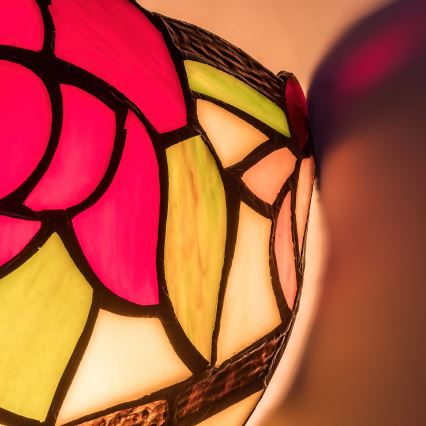 Brilagi - Aplique de pared estilo Tiffany GARLAN 1xE14/40W/230V