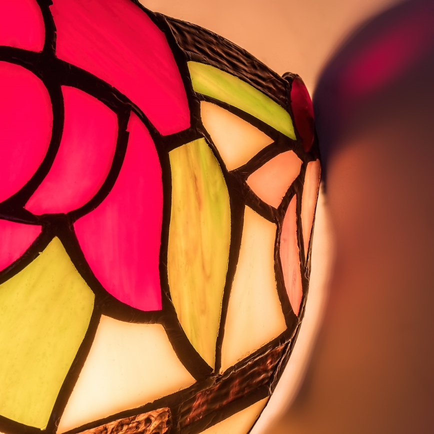 Brilagi - Aplique de pared estilo Tiffany GARLAN 1xE14/40W/230V