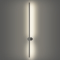 Brilagi - Aplique de pared exterior AURA LED/20W/230V 4000K IP54 97 cm antracita