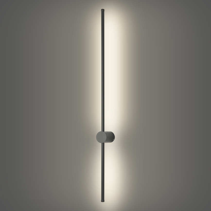 Brilagi - Aplique de pared exterior AURA LED/20W/230V 4000K IP54 97 cm antracita