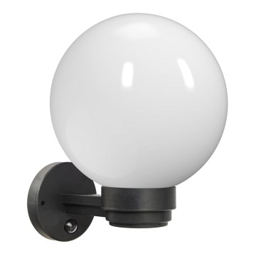 Brilagi - Aplique de pared exterior con sensor de movimiento HARBOR 1xE27/40W/230V IP33 antracita/blanco
