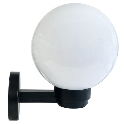 Brilagi - Aplique de pared exterior HARBOR 1xE27/40W/230V IP33 negro/blanco