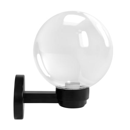 Brilagi - Aplique de pared exterior HARBOR 1xE27/40W/230V IP33 negro/transparente