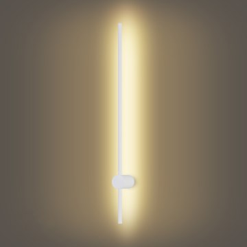 Brilagi - Aplique de pared exterior LED AURA 20W/230V 3000K IP54 97 cm blanco CRI 90