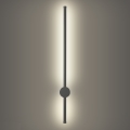 Brilagi - Aplique de pared exterior LED AURA LED/12W/230V 4000K IP54 65 cm antracita