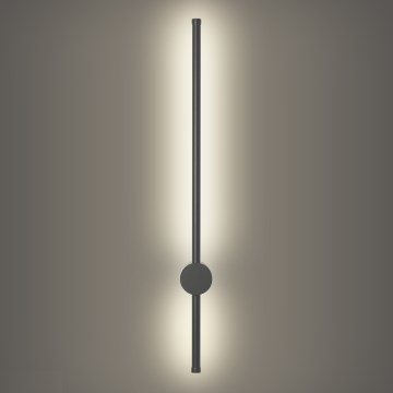 Brilagi - Aplique de pared exterior LED AURA LED/12W/230V 4000K IP54 65 cm antracita
