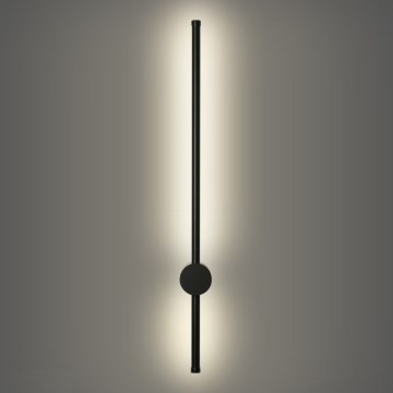 Brilagi - Aplique de pared exterior LED AURA LED/12W/230V 4000K IP54 65 cm negro
