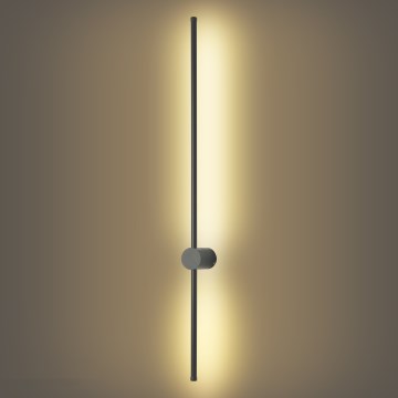 Brilagi - Aplique de pared exterior LED AURA LED/20W/230V 3000K IP54 97 cm antracita