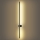 Brilagi - Aplique de pared exterior LED AURA LED/20W/230V 3000K IP54 97 cm negro