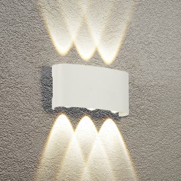 Brilagi - Aplique de pared exterior LED FLAREBOX LED/6W/230V blanco IP65