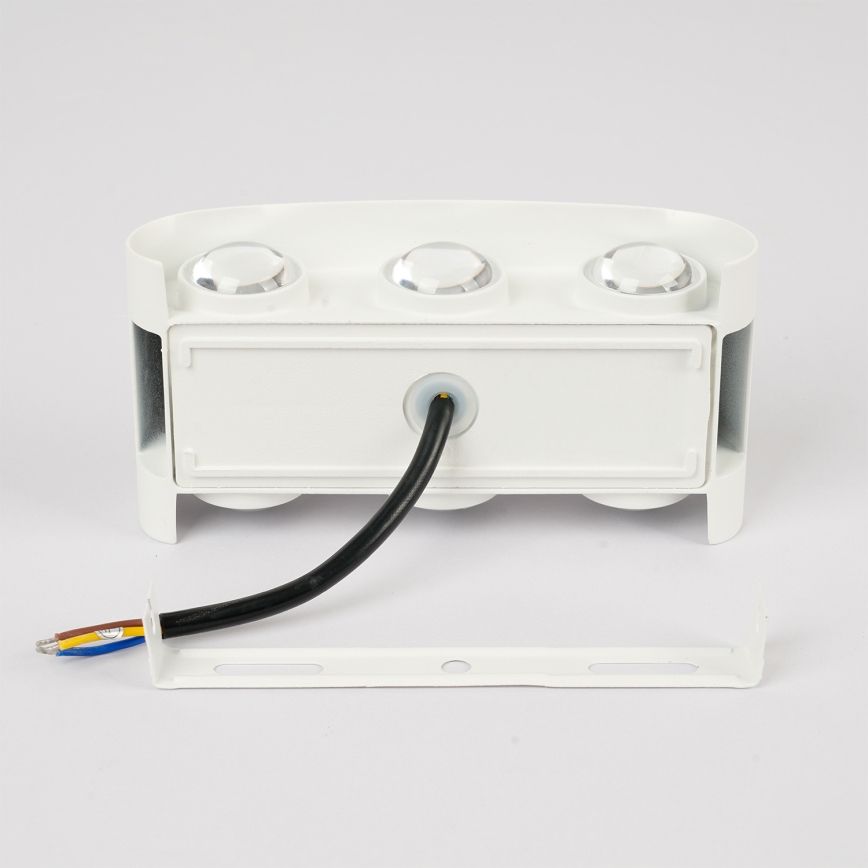 Brilagi - Aplique de pared exterior LED FLAREBOX LED/6W/230V blanco IP65