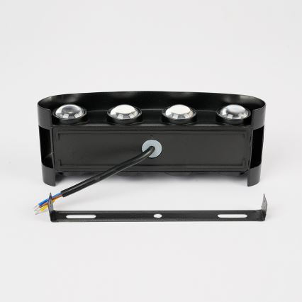 Brilagi - Aplique de pared exterior LED FLAREBOX LED/8W/230V, negro, IP65
