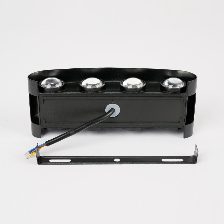 Brilagi - Aplique de pared exterior LED FLAREBOX LED/8W/230V, negro, IP65
