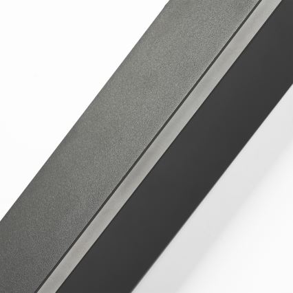 Brilagi - Aplique de pared exterior LED LINEAR LED/22W/230V 3000K IP65 100 cm antracita